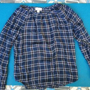 gauzy peasant blouse, neutral colors